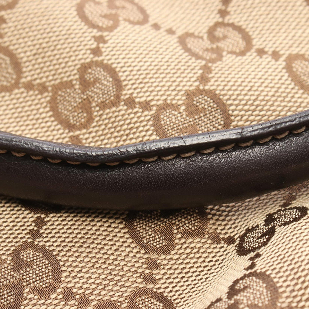 Gucci GG Canvas Abbey D Ring Tote — Beige
