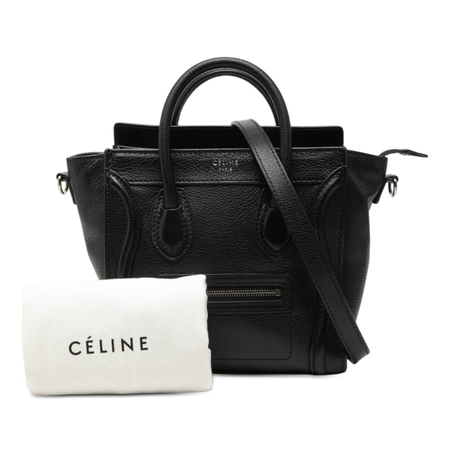 Celine Nano Leather Luggage Tote
