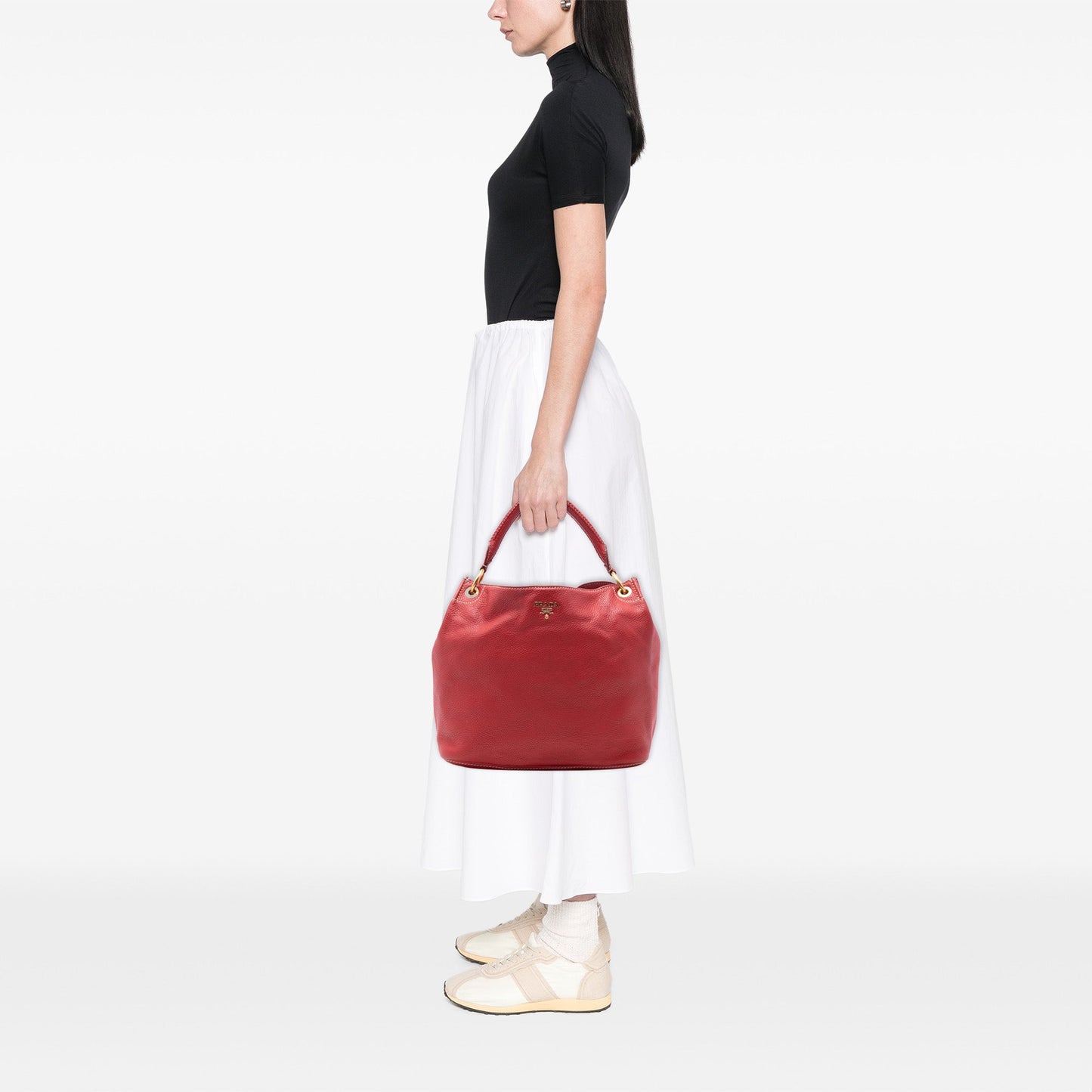 Prada Vitello Daino Hobo Bag