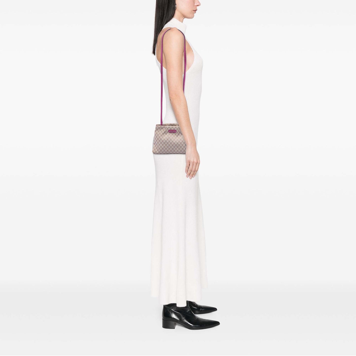 Celine Macadam Canvas Kisslock Crossbody