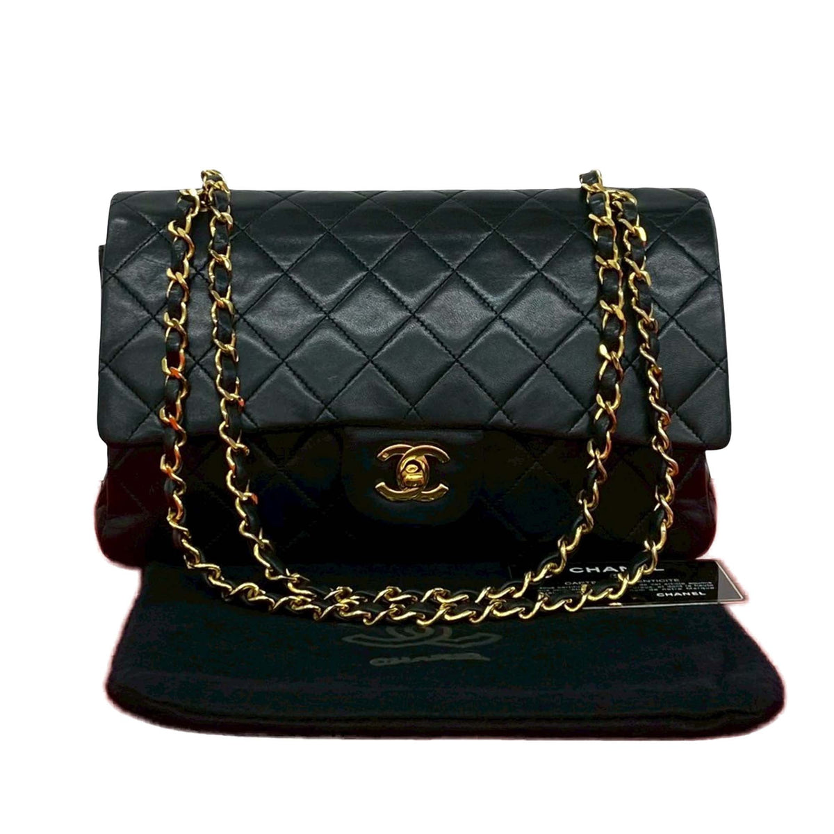 Chanel Medium Classic Lambskin Double Flap