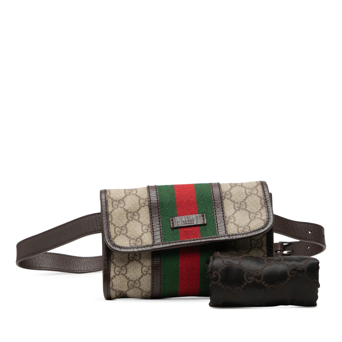 Gucci GG Supreme Web Belt Bag