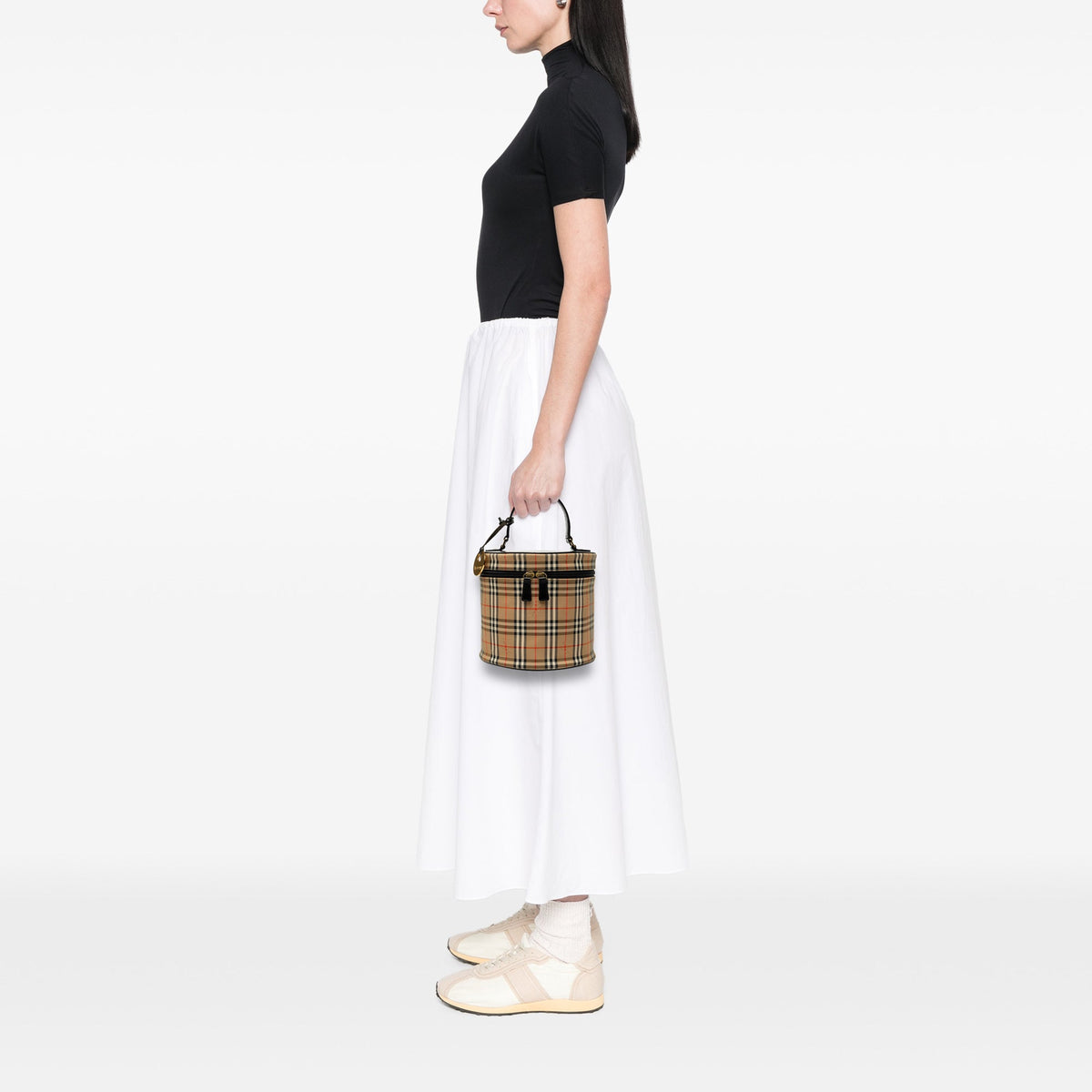 Burberry Haymarket Check Canvas Vanity Bag