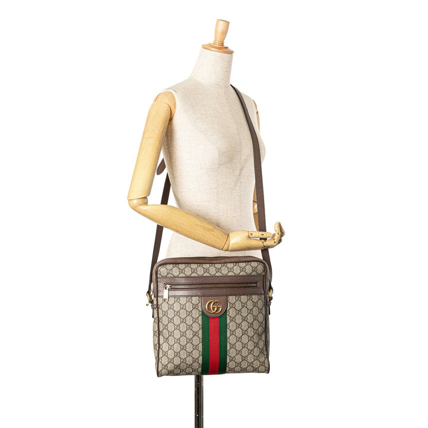Gucci Medium GG Supreme Ophidia Crossbody