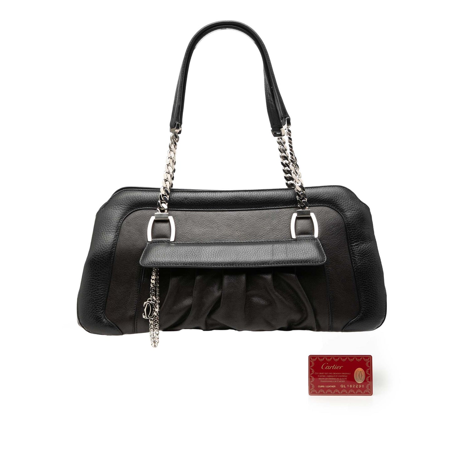 Cartier Leather La Dona Shoulder Bag