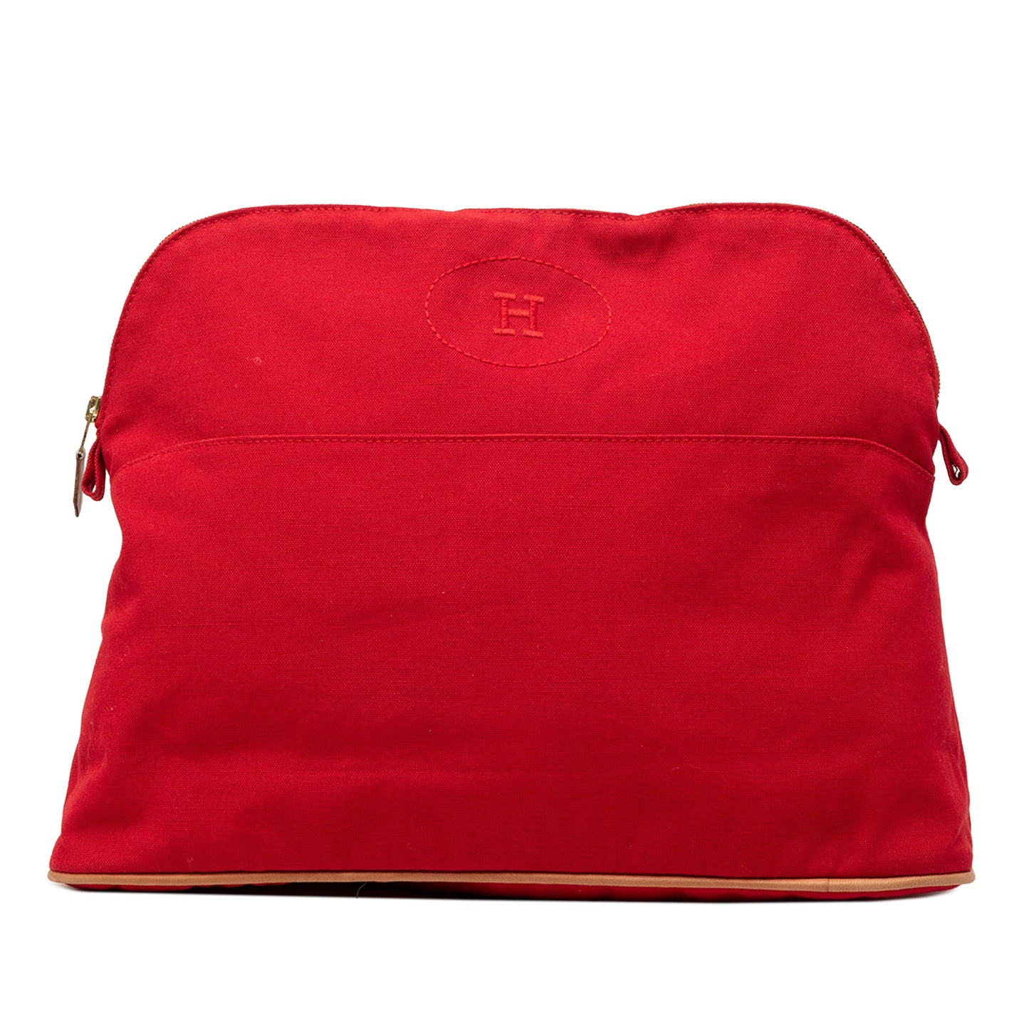 Hermès Toile Bolide Trousse De Voyage Pouch GM