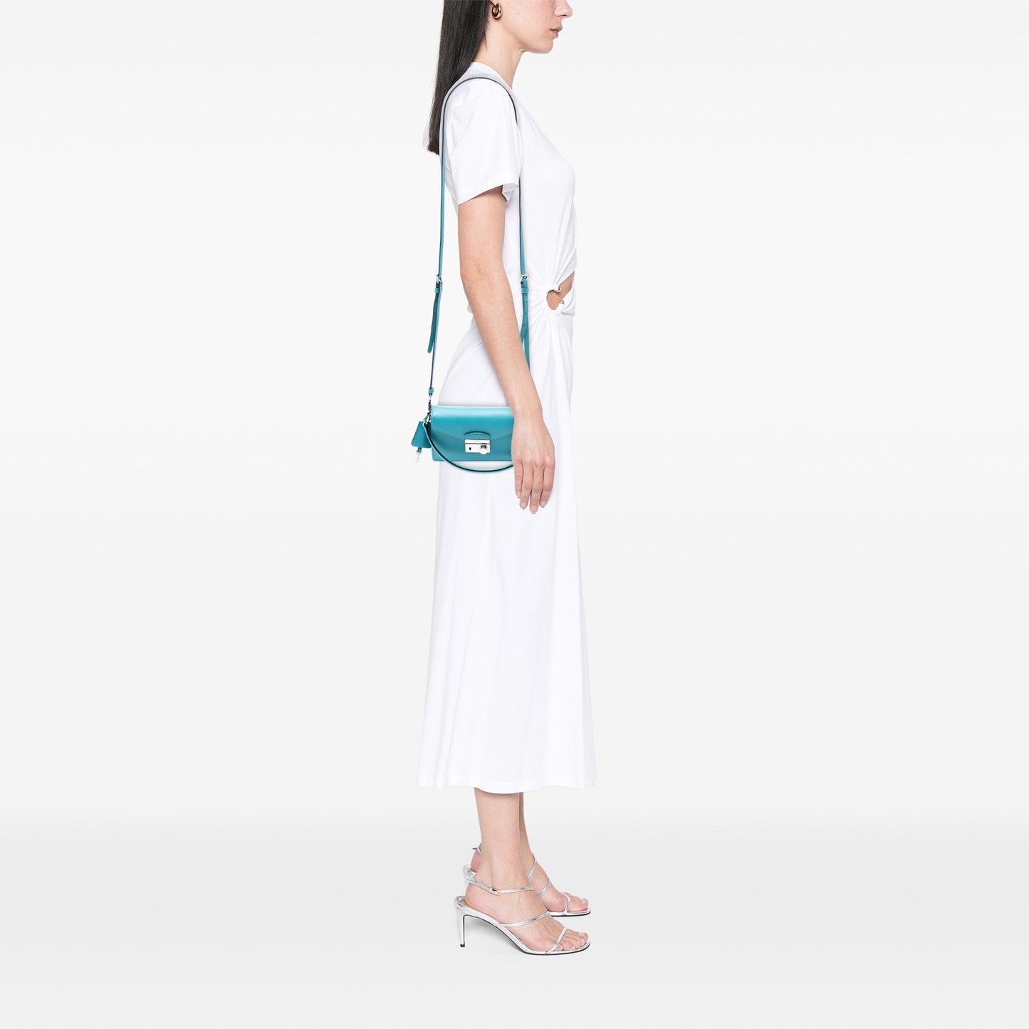 Prada Saffiano Lux Sound Lock Satchel