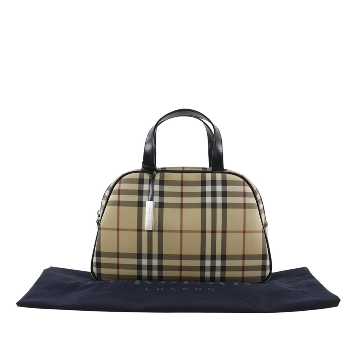 Burberry House Check Coated Canvas Handbag