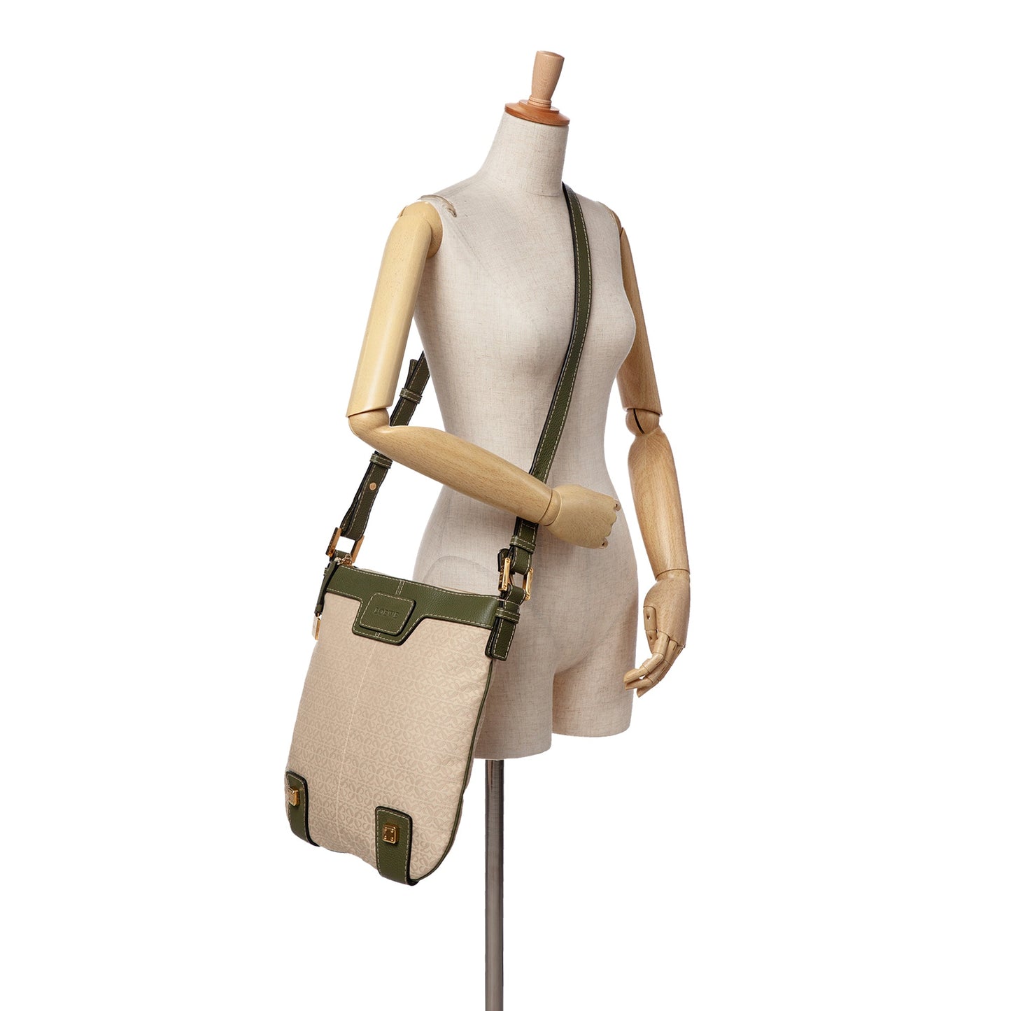 LOEWE Anagram Canvas New Road Crossbody