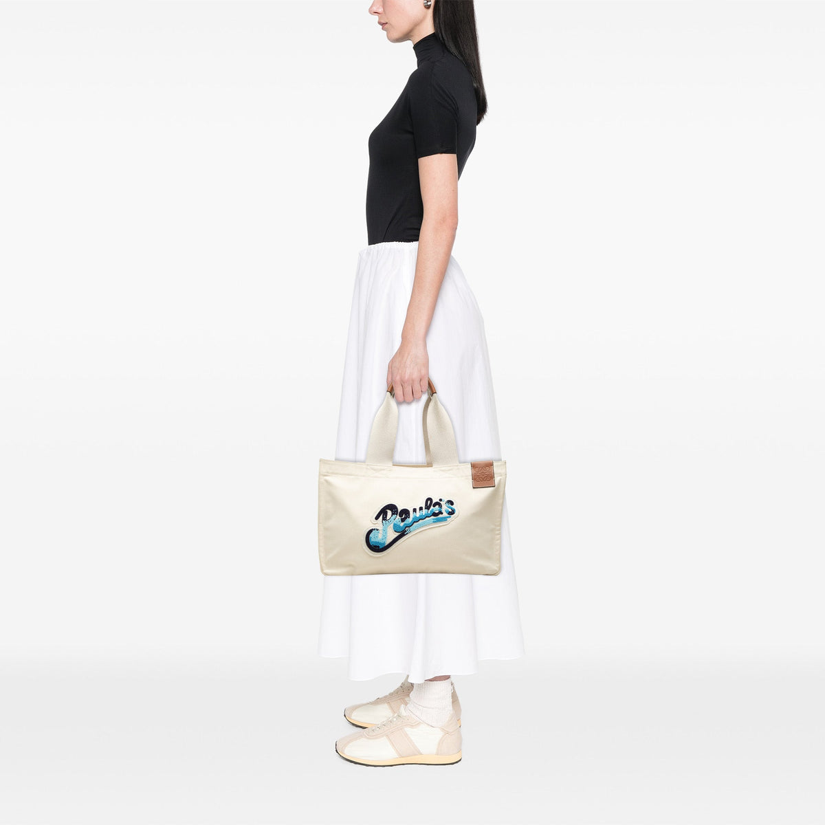 LOEWE Paulas Ibiza Canvas Beach Cabas Tote