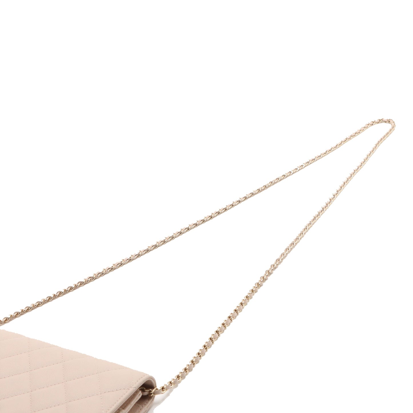 Chanel Quilted Caviar Golden Class Wallet On Chain