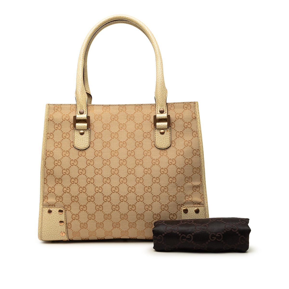 Gucci GG Canvas Nailhead Tote