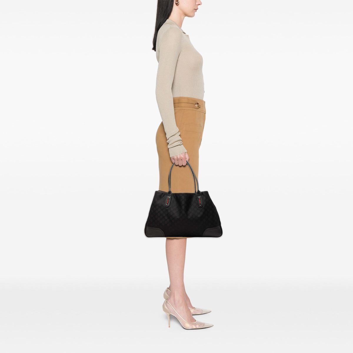 Gucci GG Nylon Princy Tote