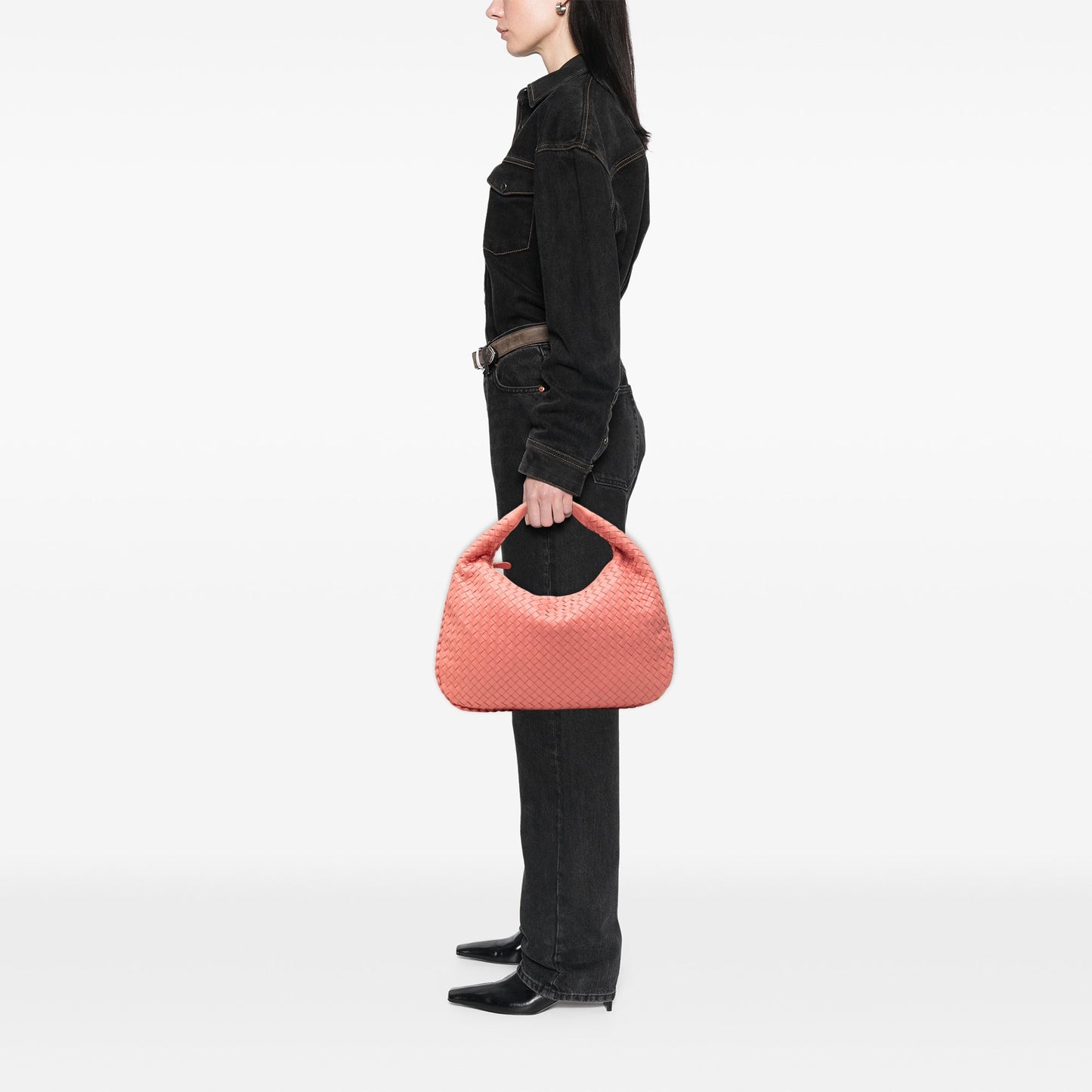 Bottega Veneta Small Nappa Intrecciato Veneta Hobo