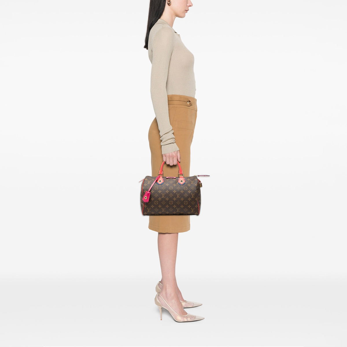 Louis Vuitton Monogram Totem Speedy 30 — Brown
