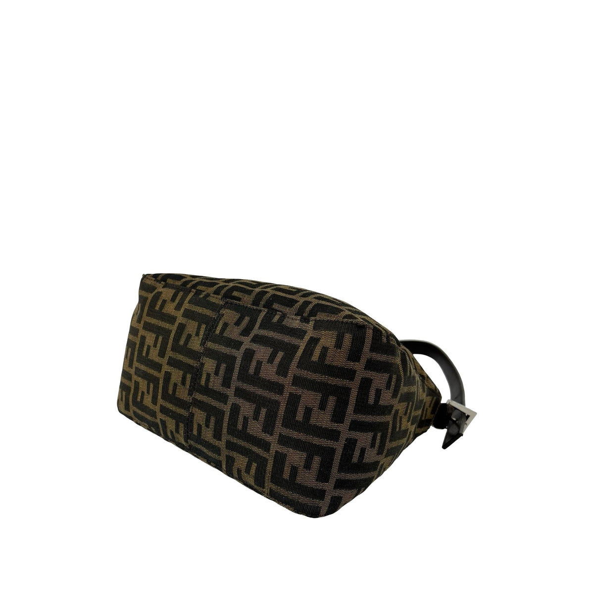Fendi Zucca Canvas Shoulder Bag — Brown