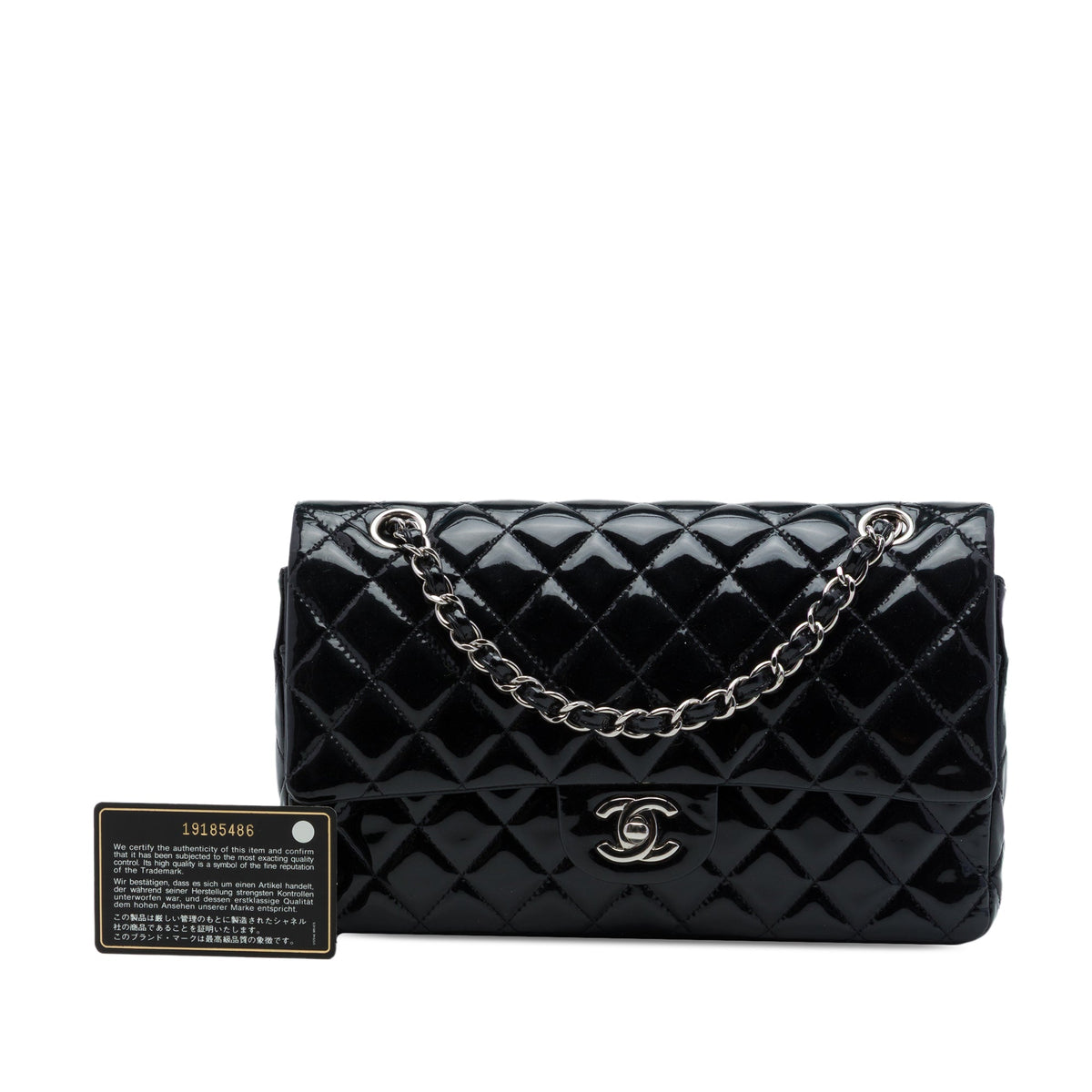 Chanel Medium Classic Patent Double Flap