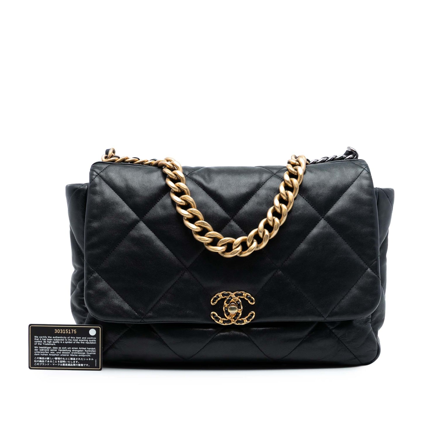 Chanel Maxi Lambskin 19 Flap