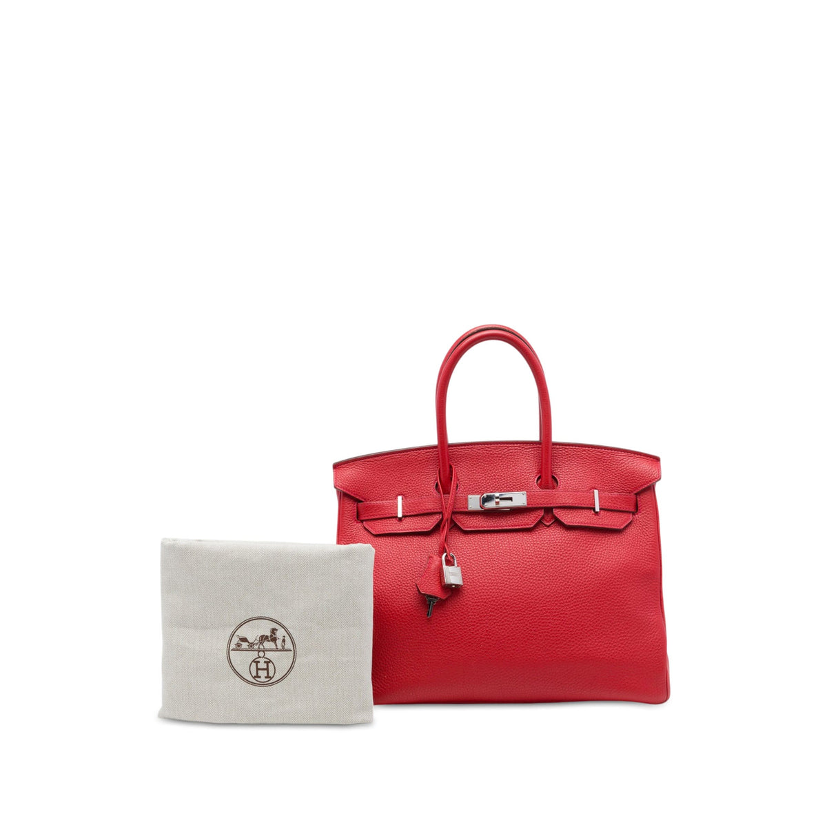 Hermès Togo Birkin Retourne 35 — Red