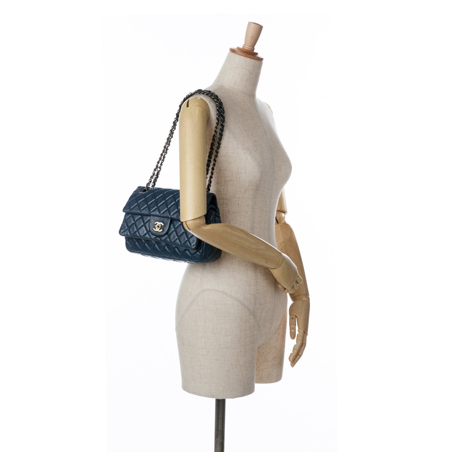 Chanel CC Quilted Lambskin Double Flap