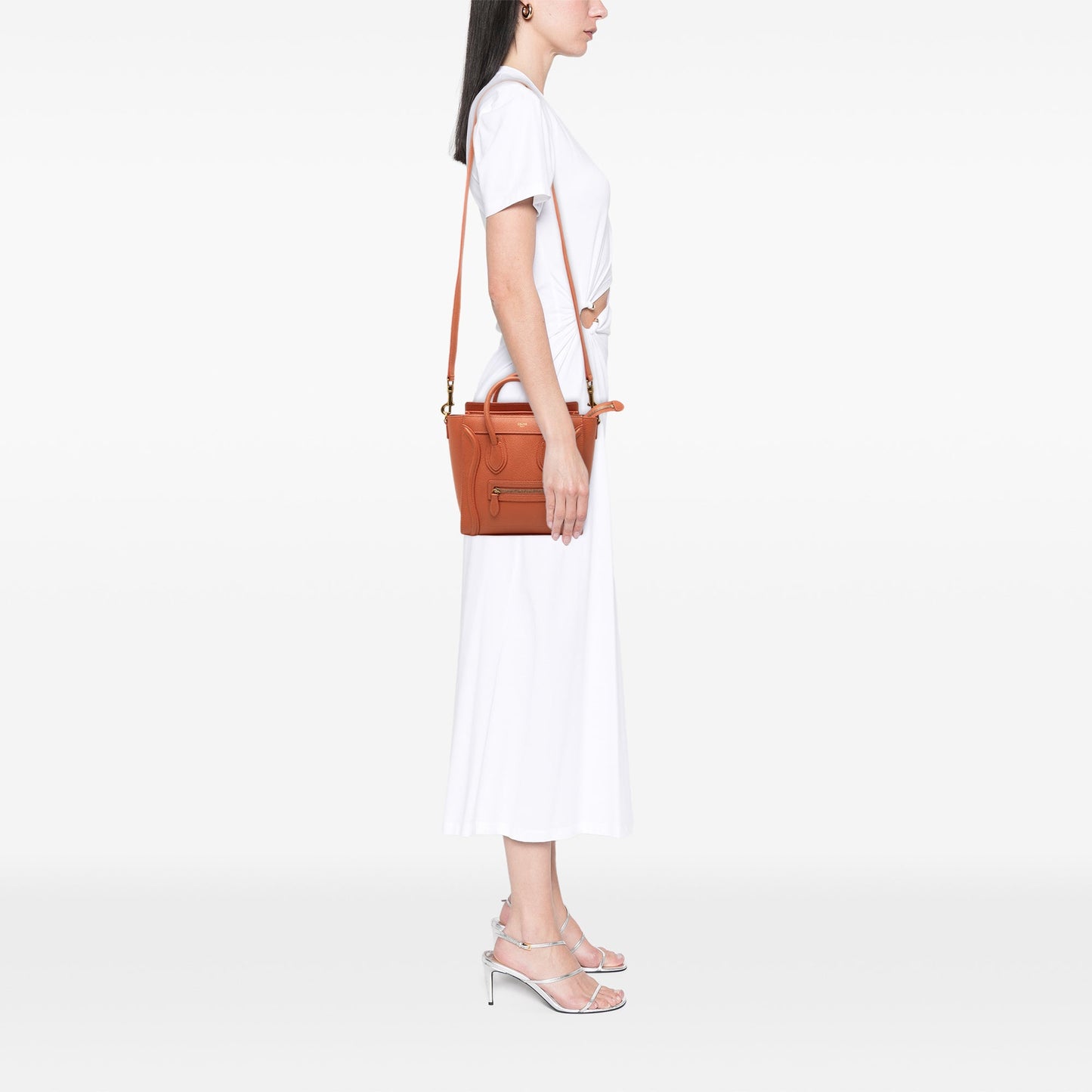 Celine Nano Leather Luggage Tote