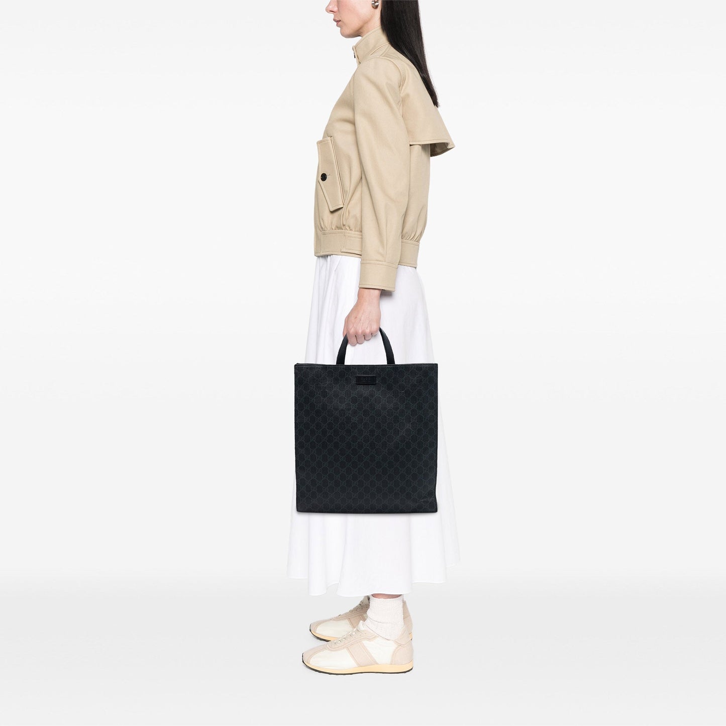 Gucci GG Supreme Convertible Soft Tote