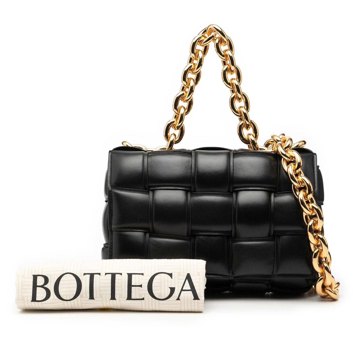 Bottega Veneta Nappa Intrecciato Padded Chain Cassette Satchel