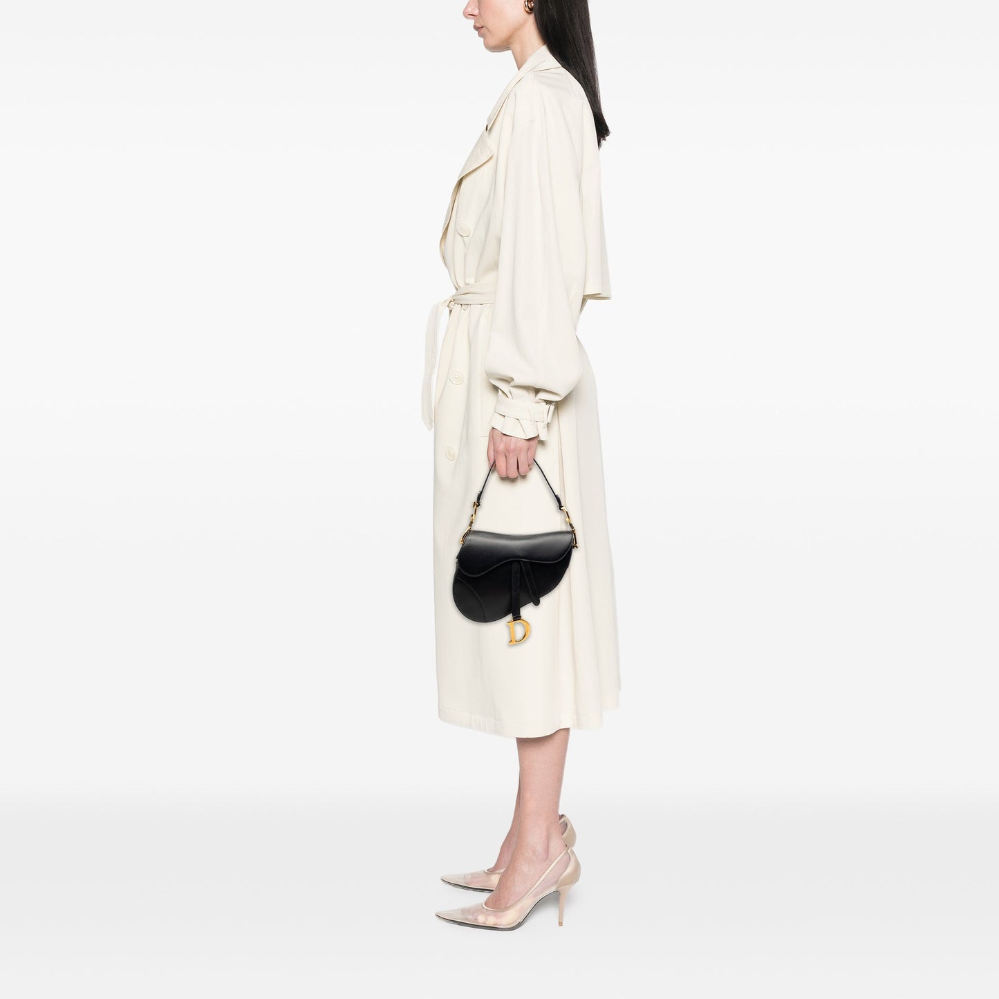 Smooth Calfskin Saddle Bag