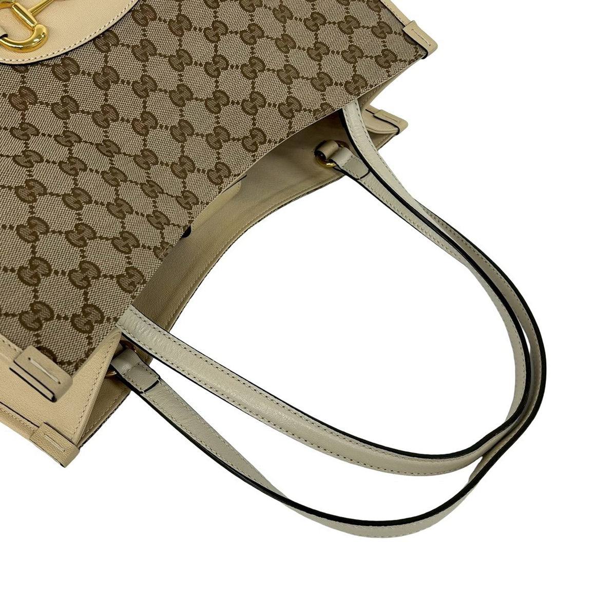 Gucci Medium GG Canvas Horsebit 1955 Tote