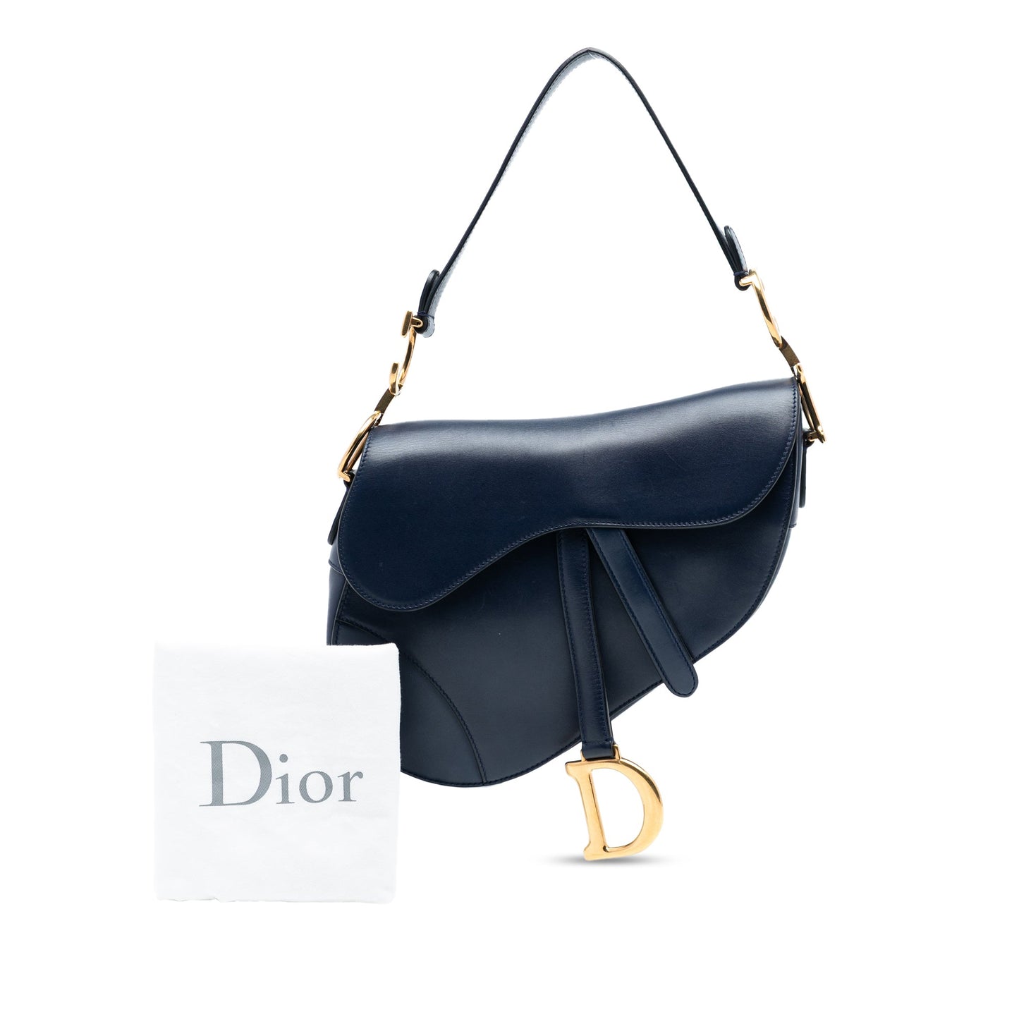 Dior Leather Saddle Bag