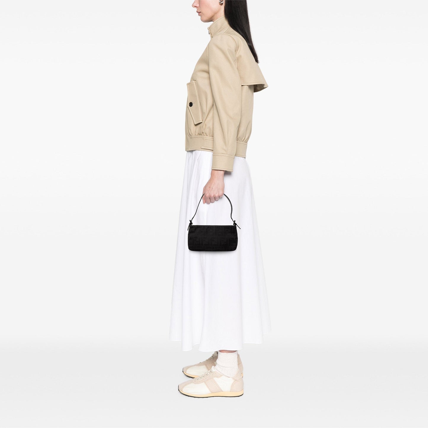 Fendi Zucca Canvas Pochette