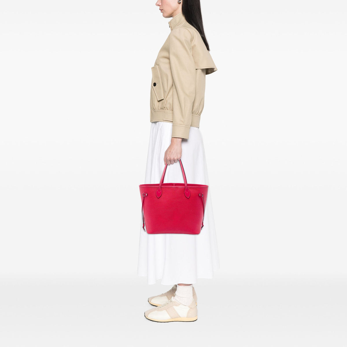 Louis Vuitton Epi Neverfull MM — Red