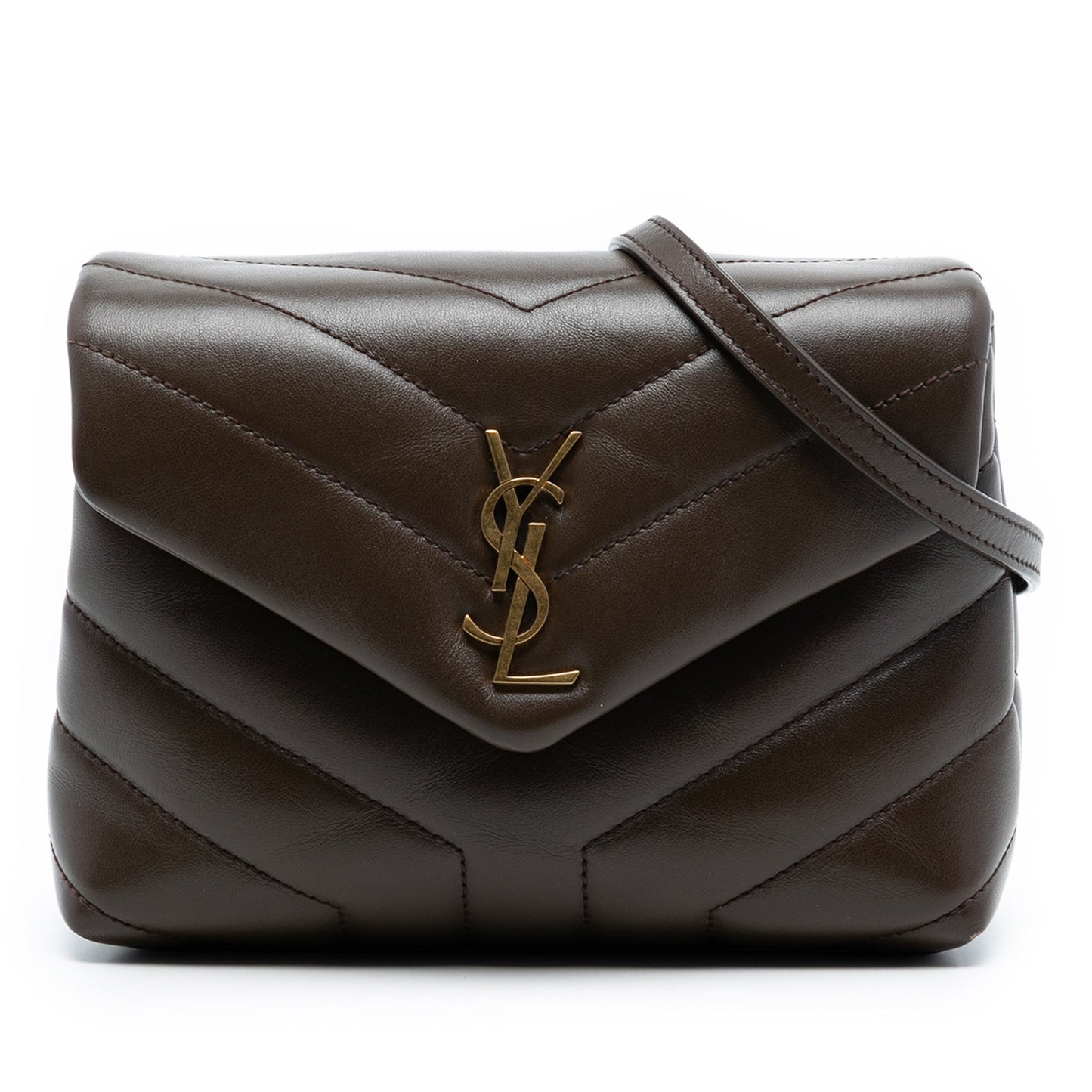 Saint Laurent Toy Matelasse Calfskin Monogram LouLou Crossbody
