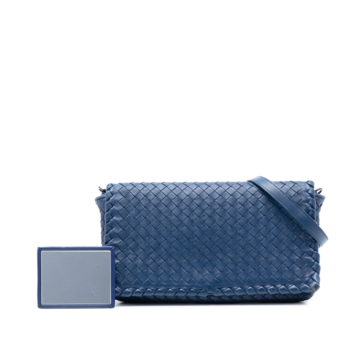 Bottega Veneta Nappa Intrecciato Flap Crossbody