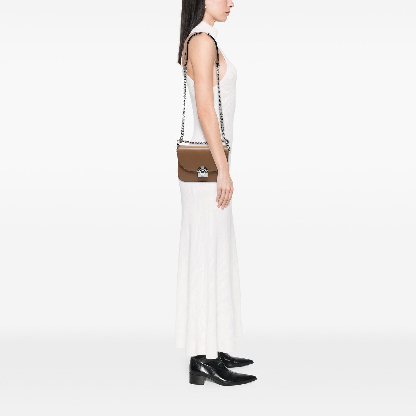 Prada Glace Calf Arcade Crossbody