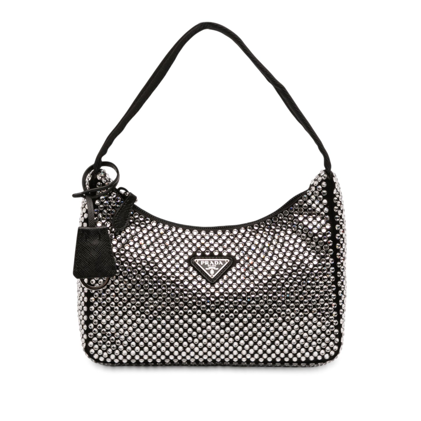 Prada Mini Satin Crystal Re Edition 2000 Shoulder Bag