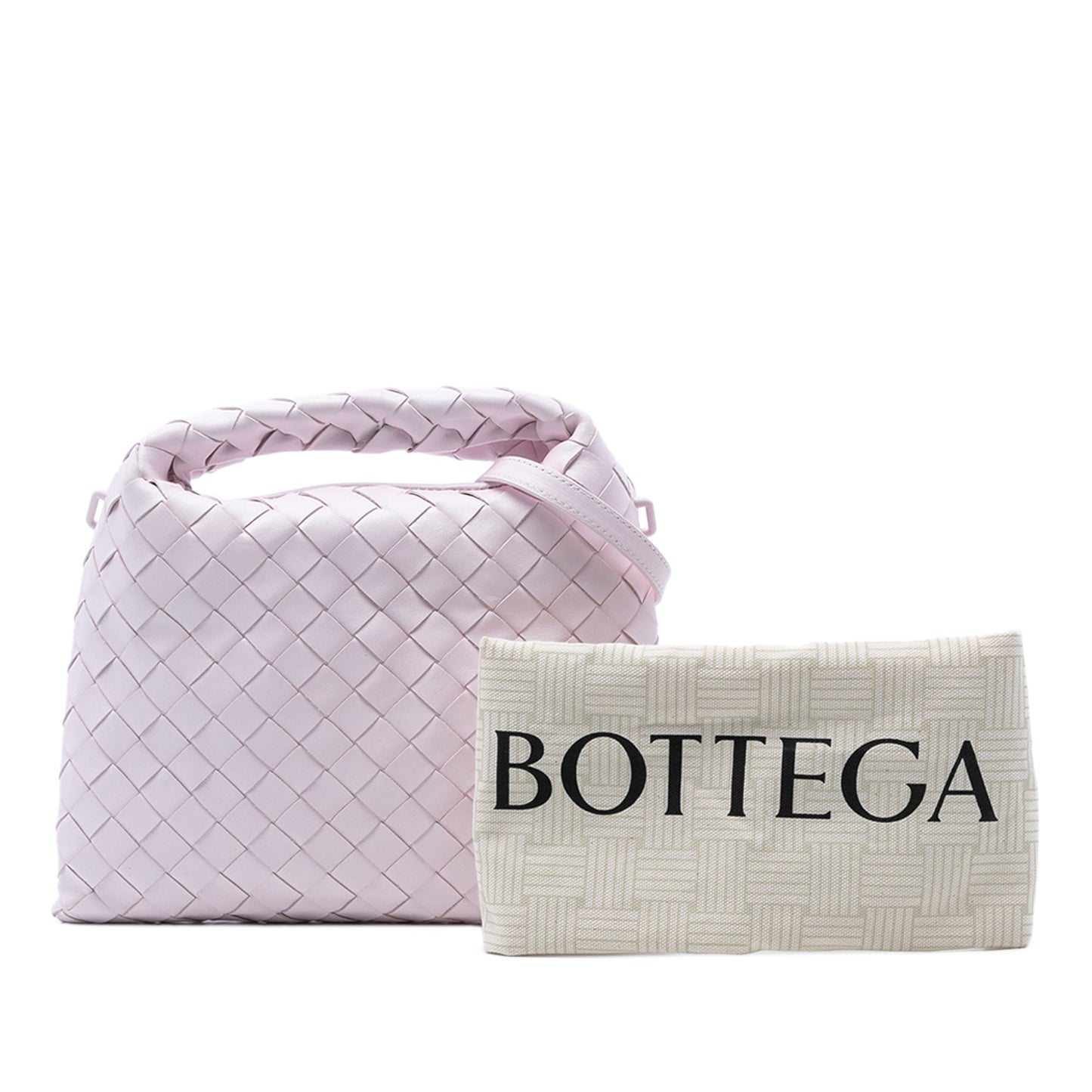 Bottega Veneta Mini Calfskin Intrecciato Hop Satchel
