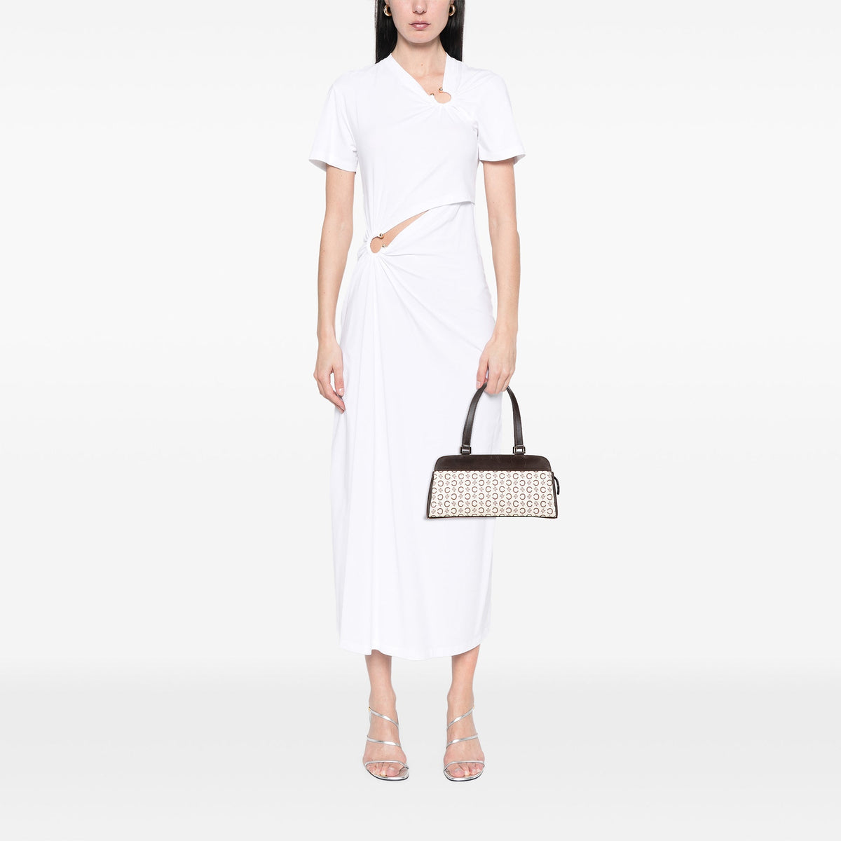 Celine C Macadam Canvas Handbag