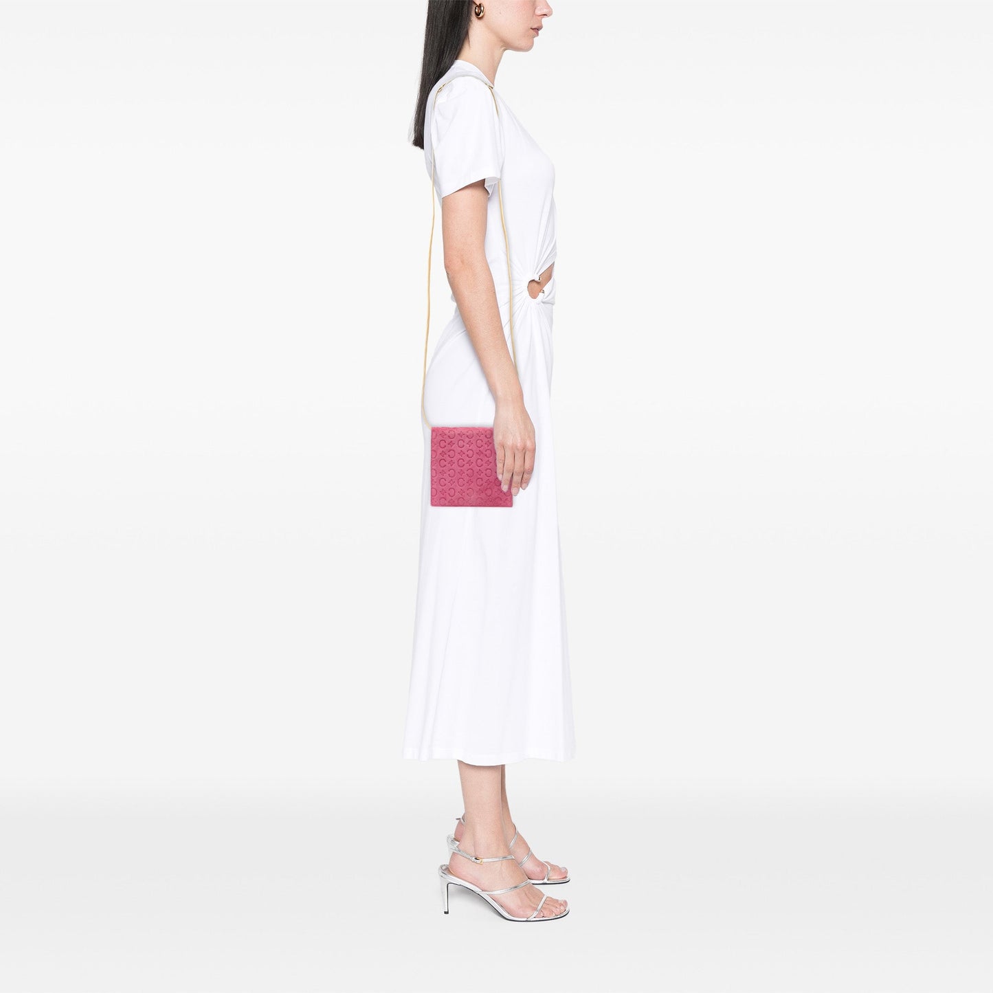 Celine C Macadam Suede Crossbody