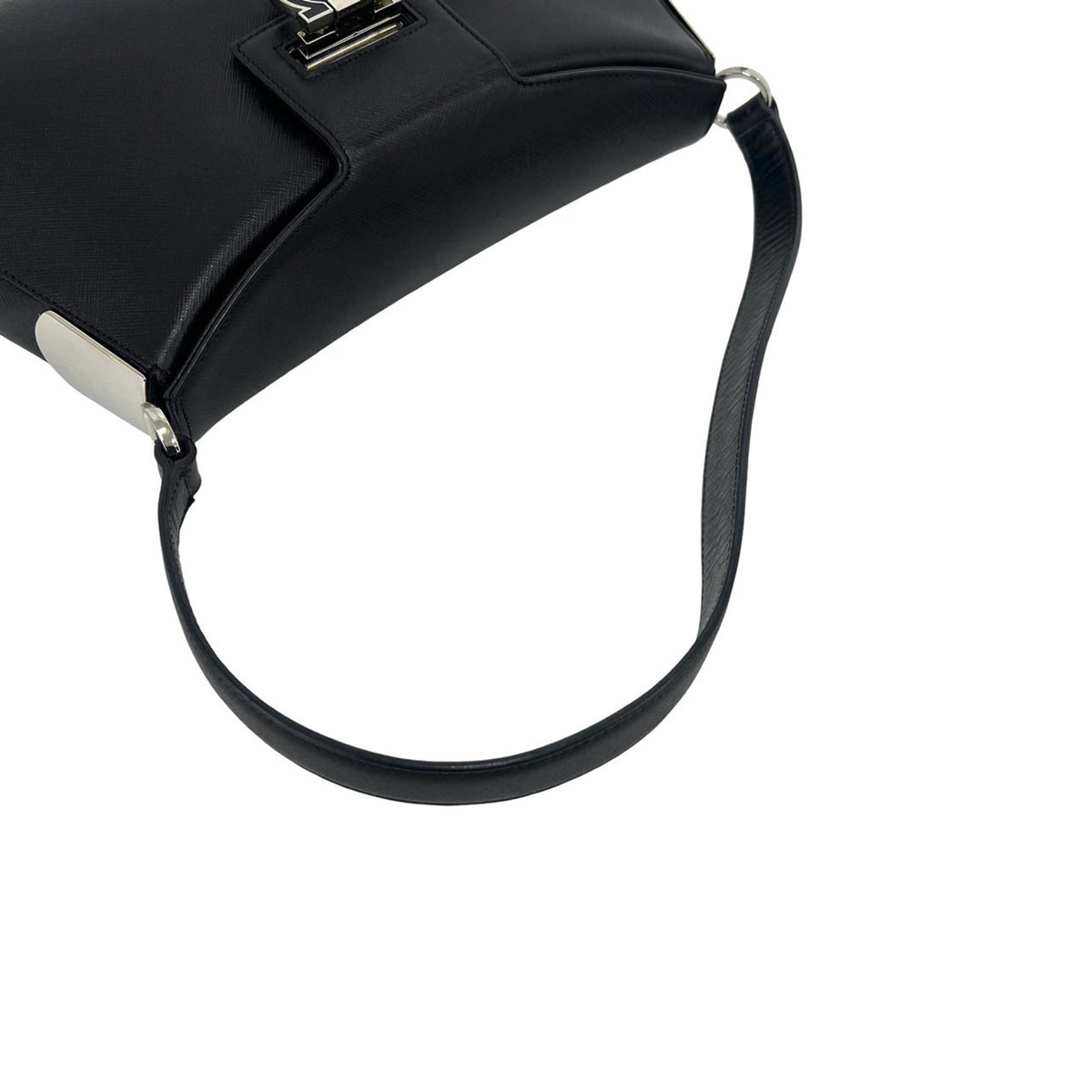 Ferragamo Leather Gancini Shoulder Bag
