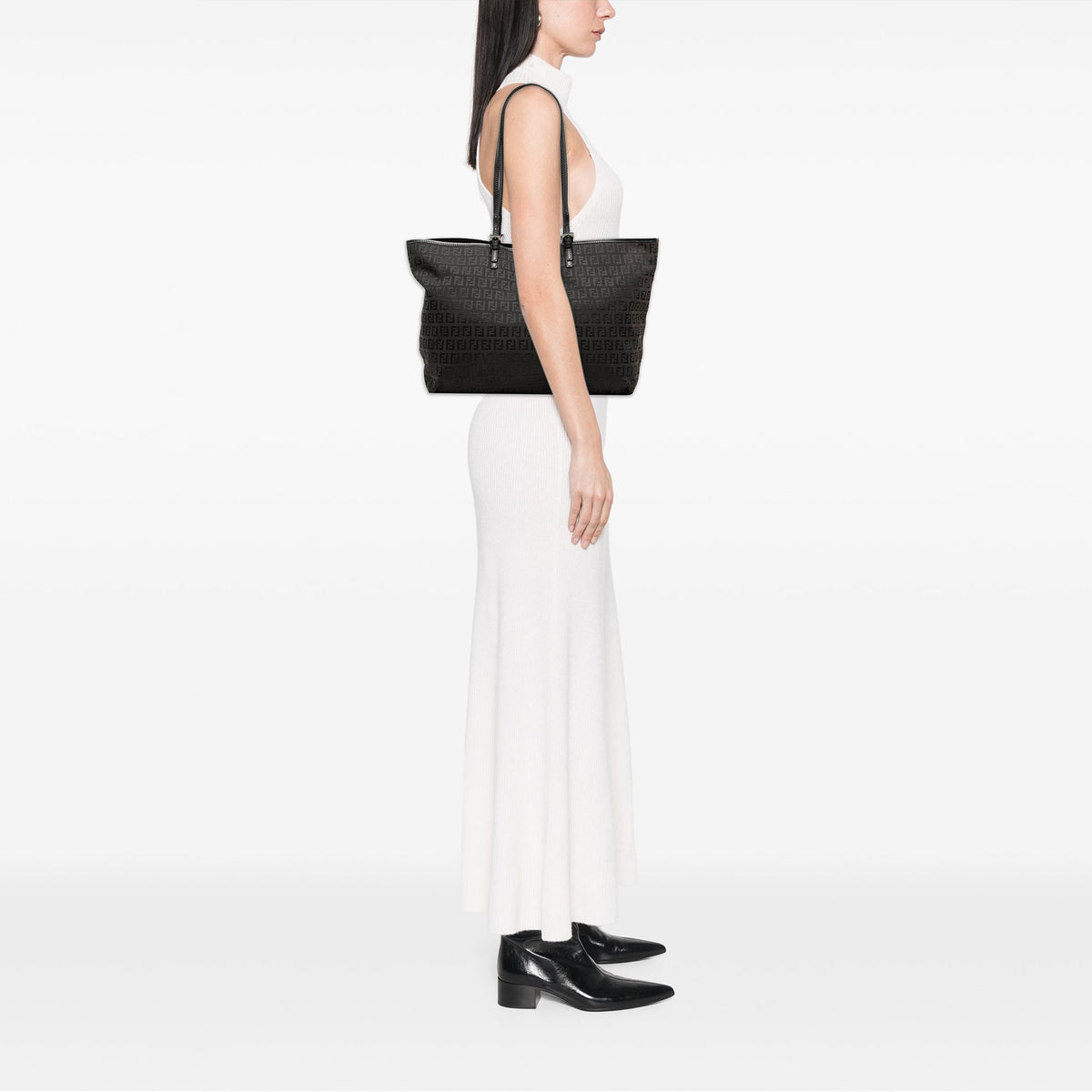 Fendi Zucchino Canvas Tote