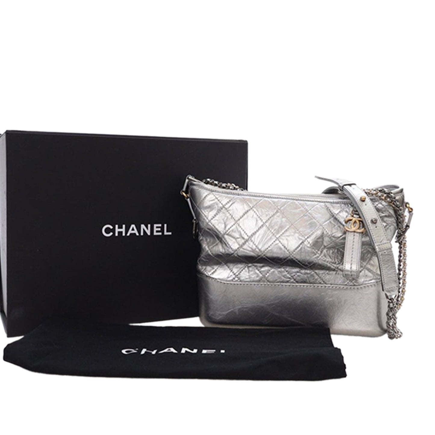 Chanel Medium Aged Calfskin Gabrielle Hobo