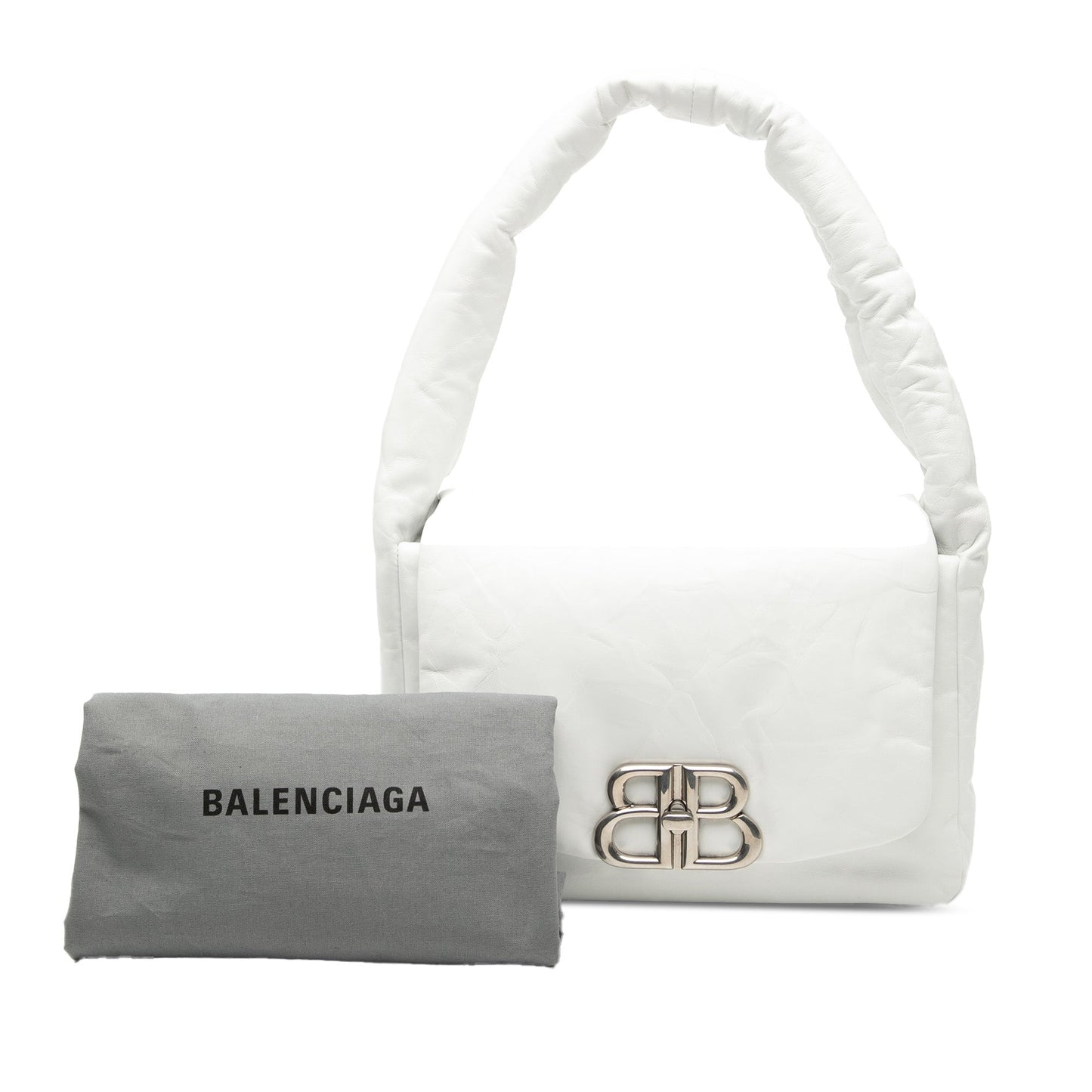 Balenciaga Small Calfskin Monaco Sling Shoulder Bag