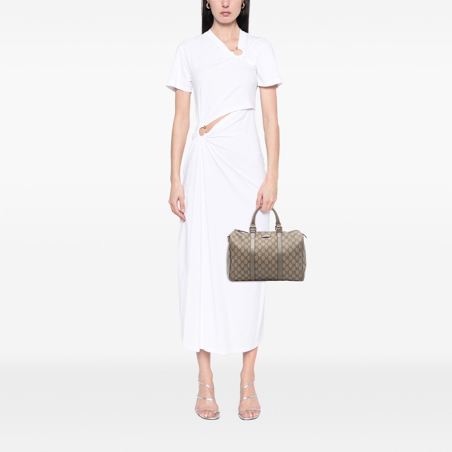 Gucci Medium GG Supreme Joy Boston Bag