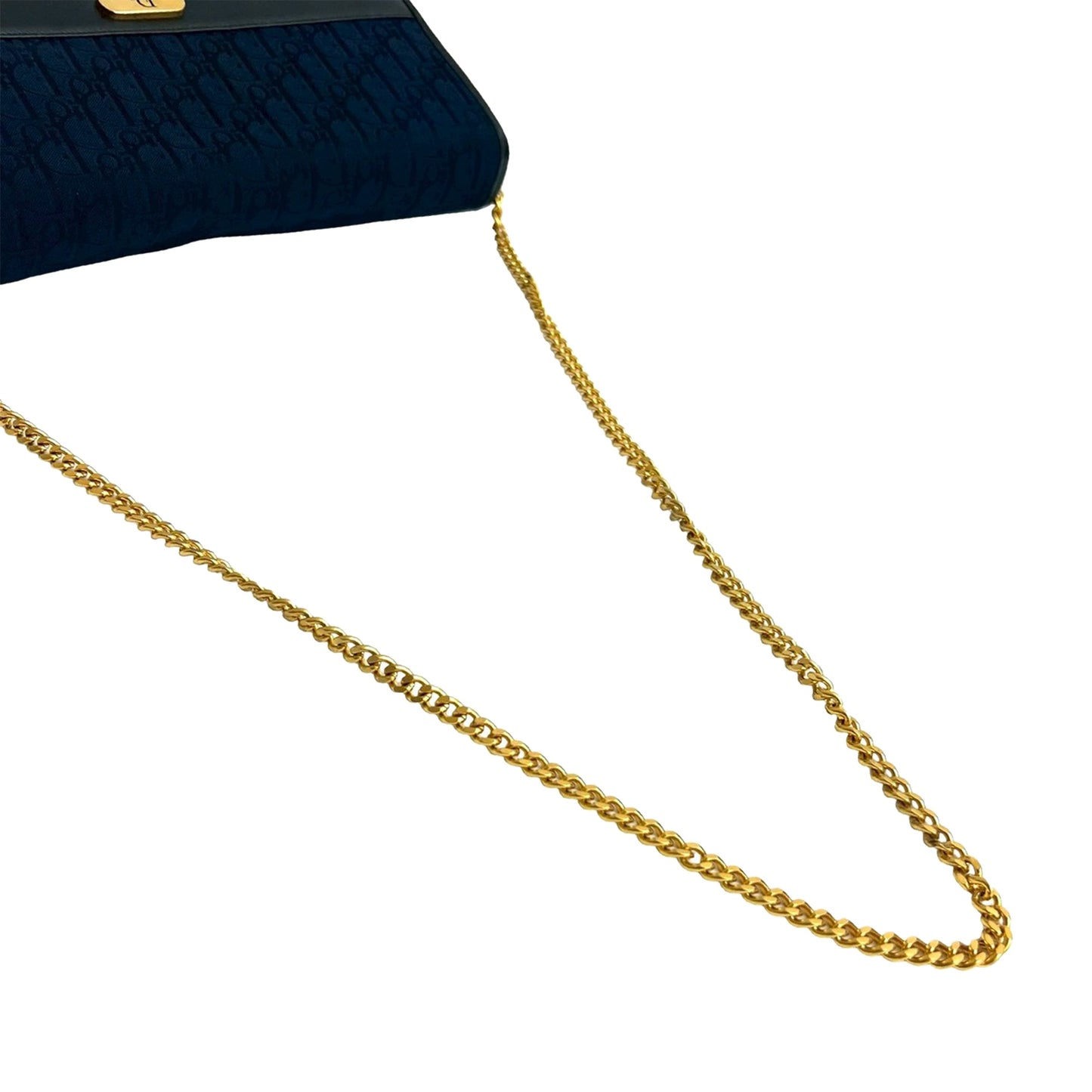 Dior Diorissimo Trotter Canvas Chain Shoulder Bag