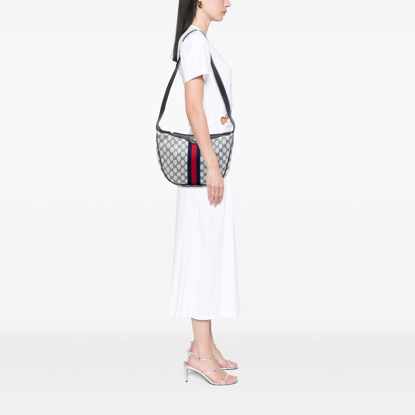 Gucci GG Supreme Web Shoulder Bag