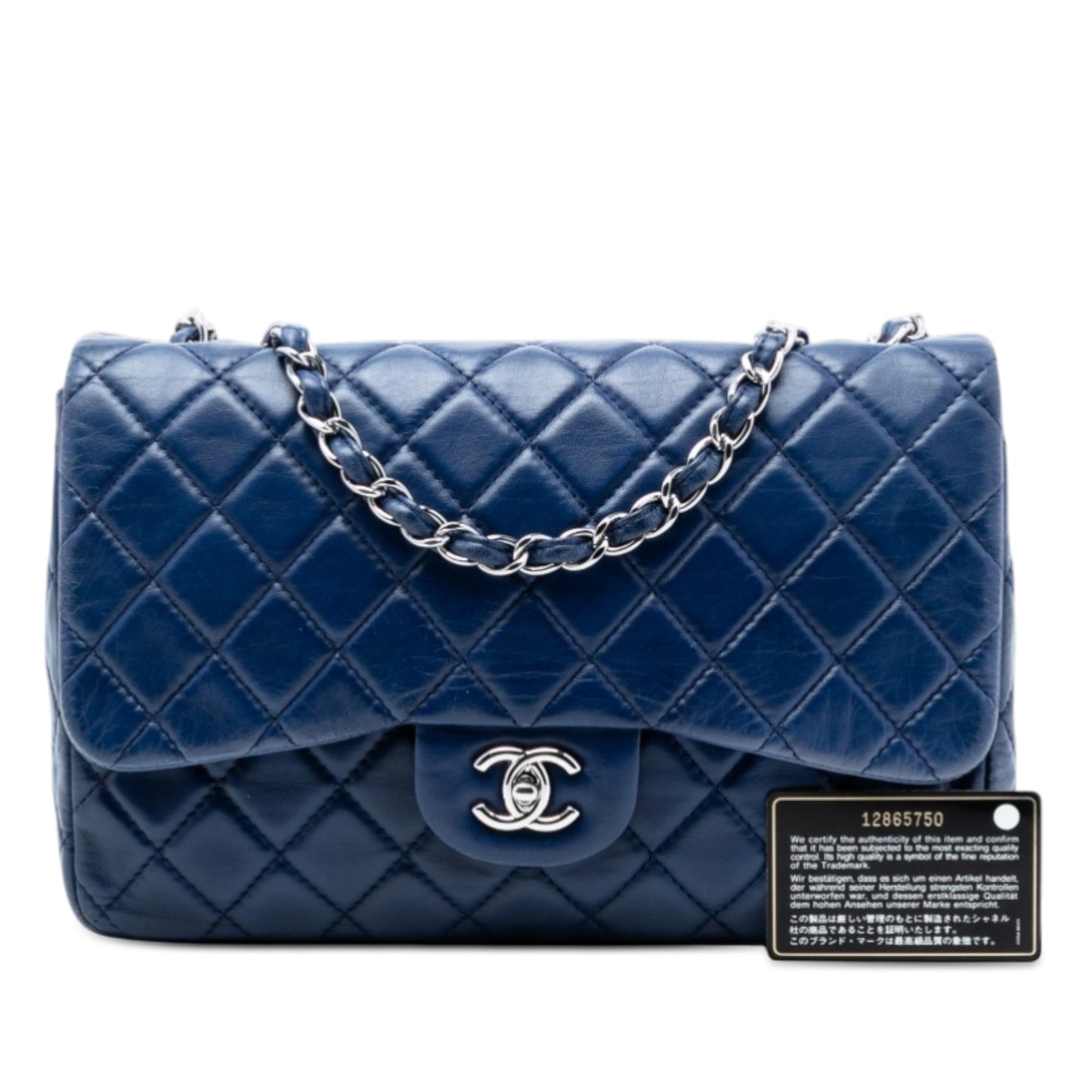 Jumbo Classic Lambskin Single Flap