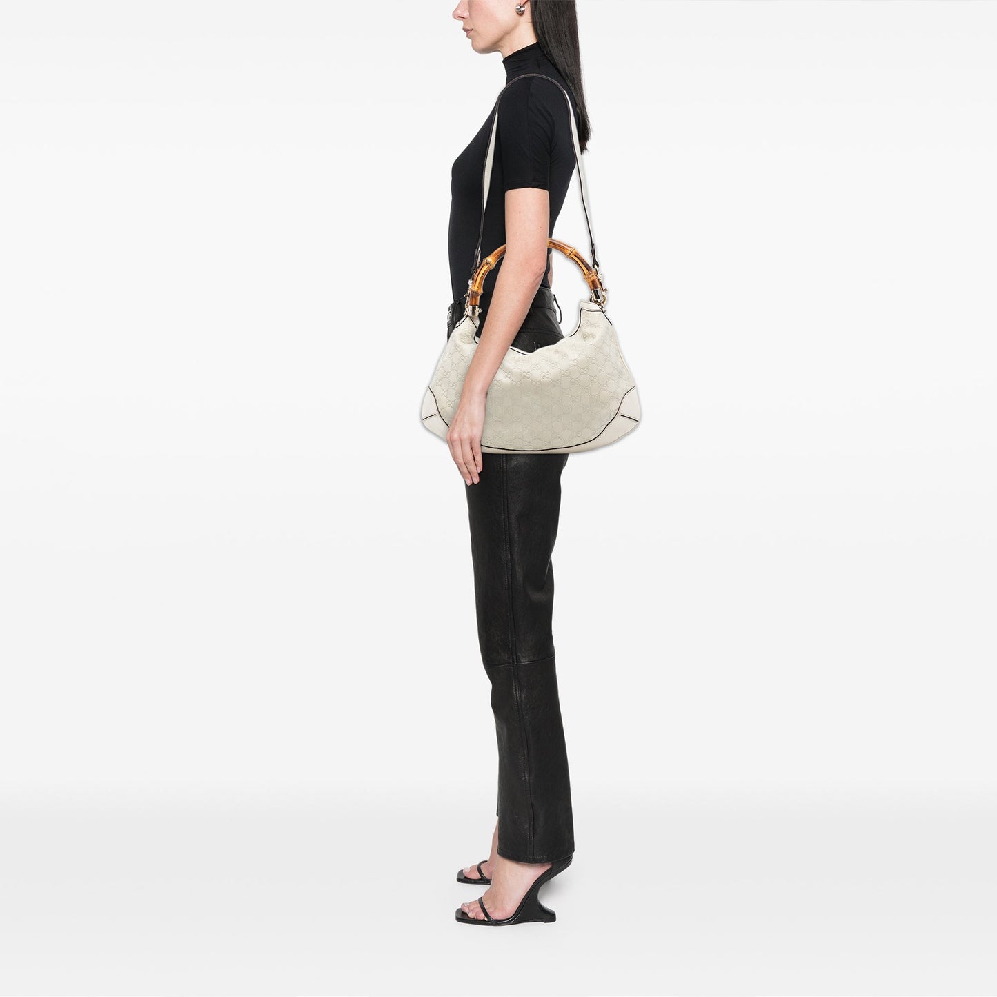 Gucci Bamboo Guccissima Peggy Satchel