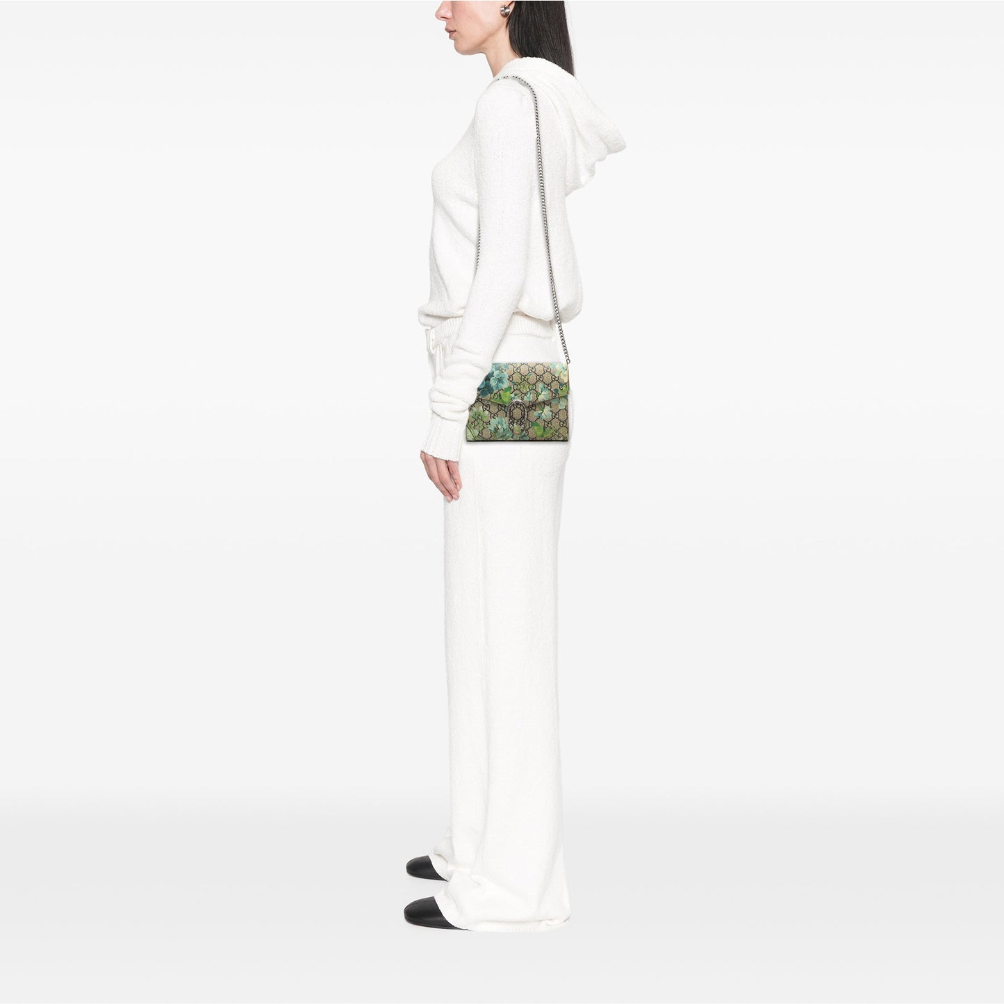Gucci GG Supreme Blooms Dionysus Wallet on Chain
