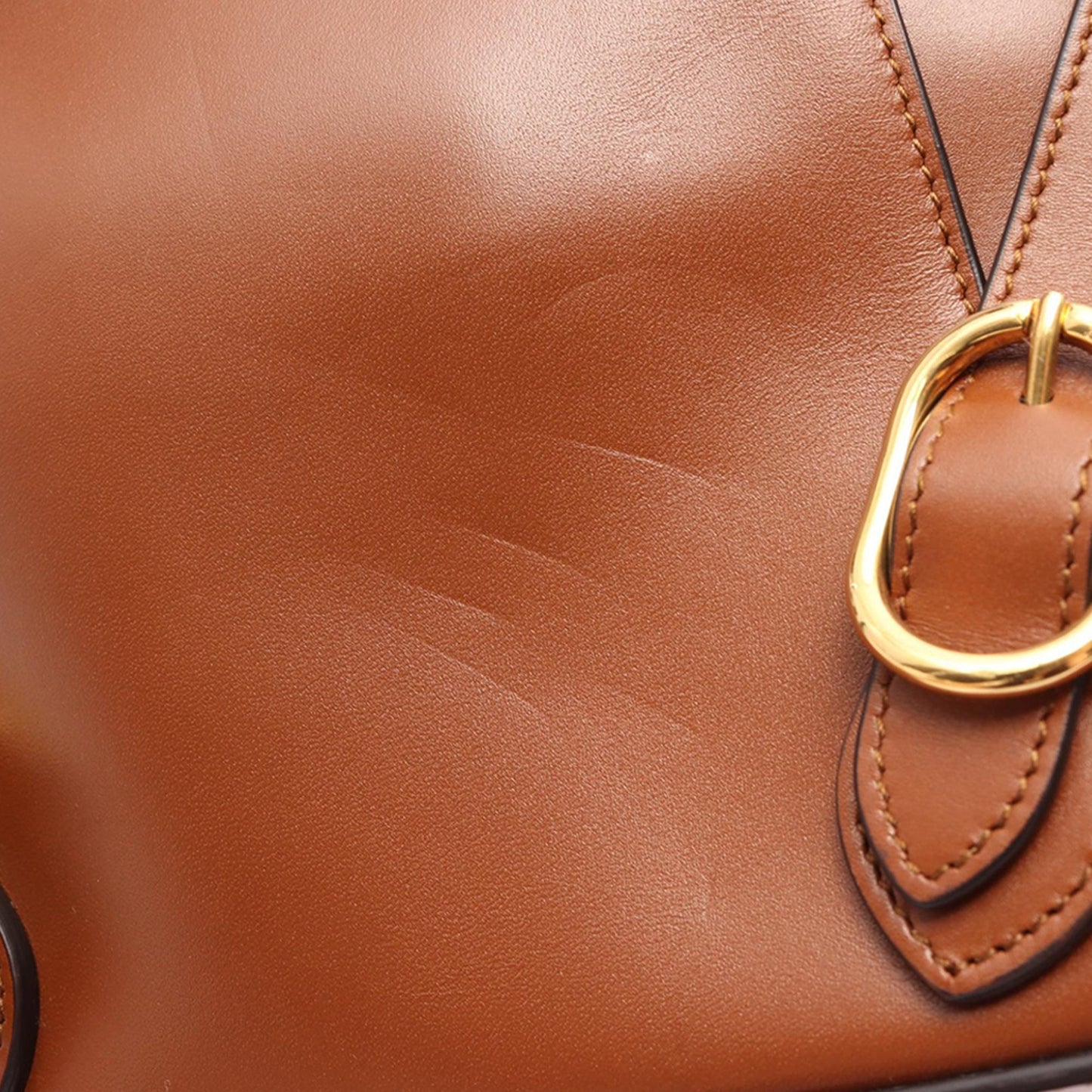 Gucci Calfskin Bamboo Drawstring Backpack